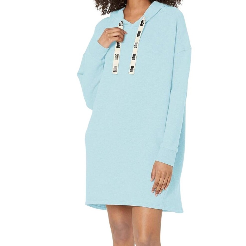 UGG  Light Blue Aderyn Hoodie Dress Women's Medium